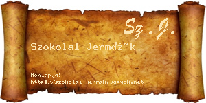 Szokolai Jermák névjegykártya
